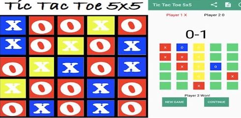 Tic Tac Toe 5X5