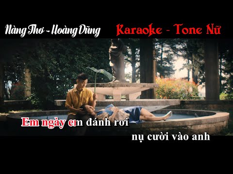 Vườn Thơ Karaoke - [KARAOKE] Nàng Thơ - Hoàng Dũng | TONE NỮ - BEAT CHUẨN